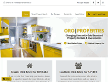 Tablet Screenshot of oroproperties.ca